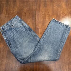 Wrangler Retro Slim Straight Men's Western Cowboy Denim Jeans 42x32